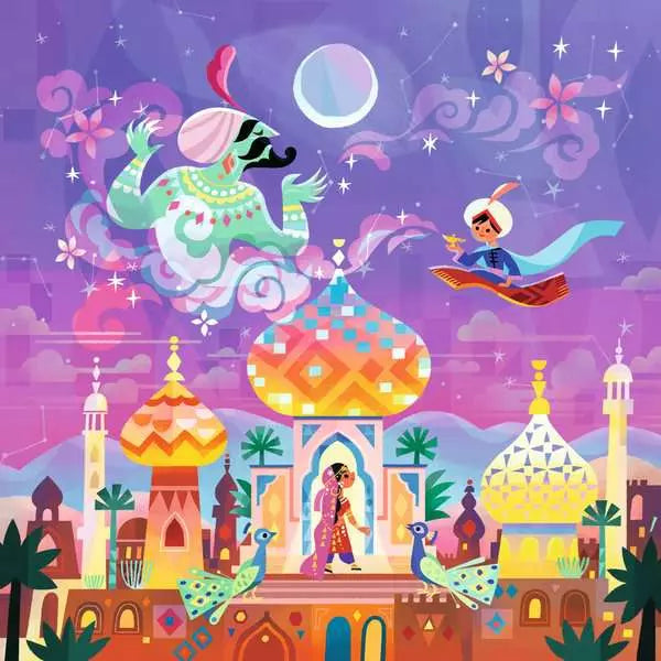 Puzzle Aladin et la Lampe merveilleuse (64 pièces)