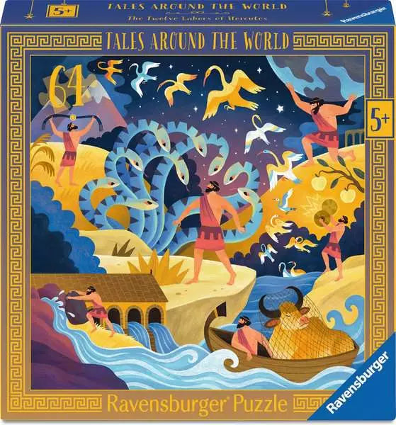 Puzzle Les douze travaux d'Hercule (64 pièces)