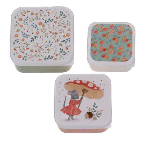 Set de 3 Boîtes à goûter Charlie