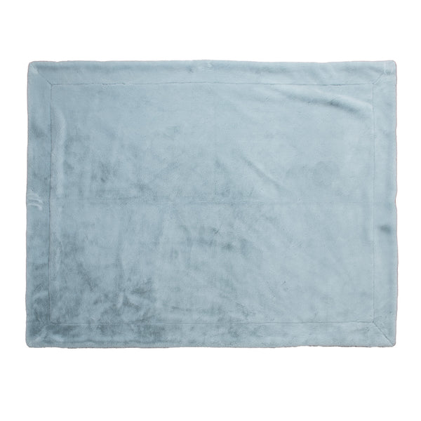Plaid Luxe Bleu glacier 130x170 cm