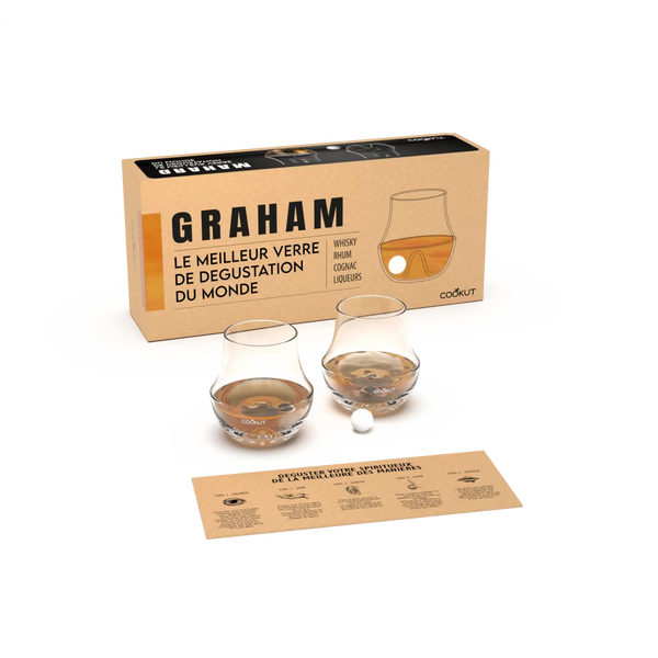 Coffret 2 verres à whisky Graham