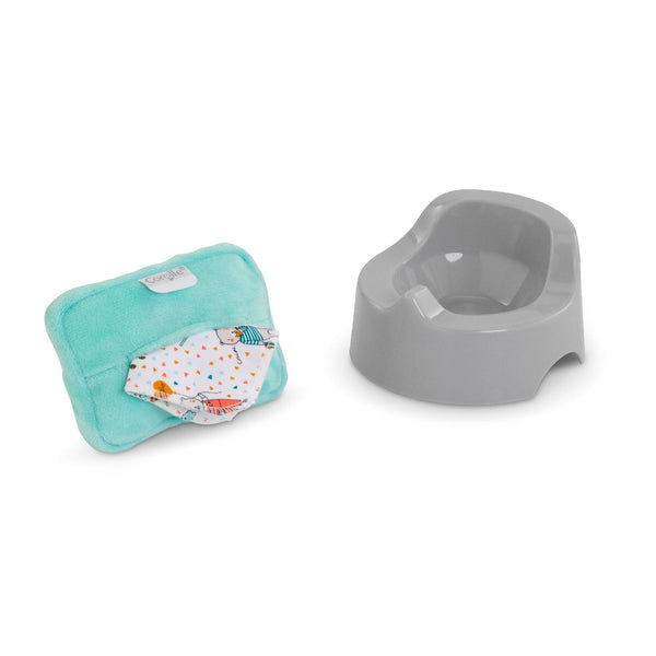 Pot et lingette pour poupon (18m+)
