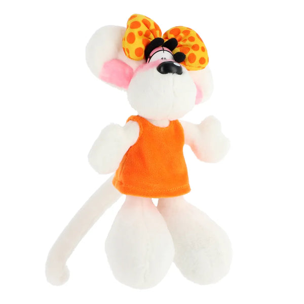 Peluche Diddlina en robe orange 20cm