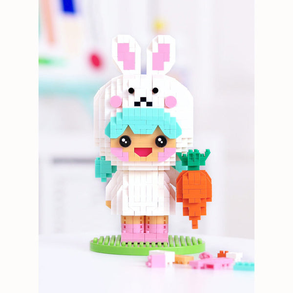 Figurine Lapin Pascale 851 Mini Briques (8+)