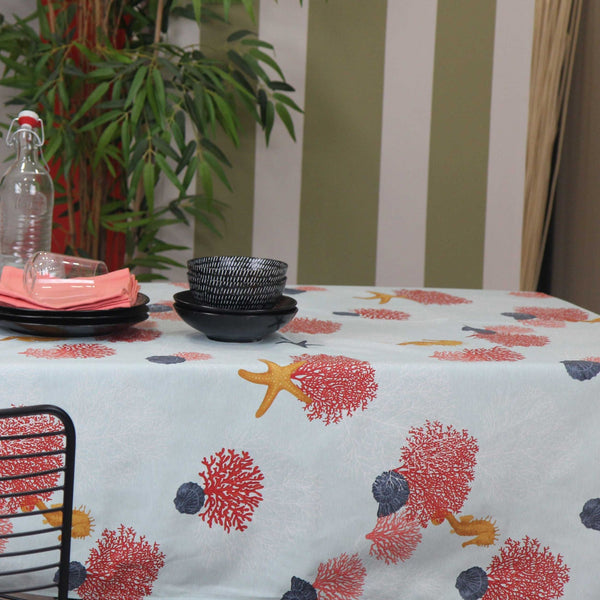 Nappe enduite Corail Ciel (plusieurs tailles)