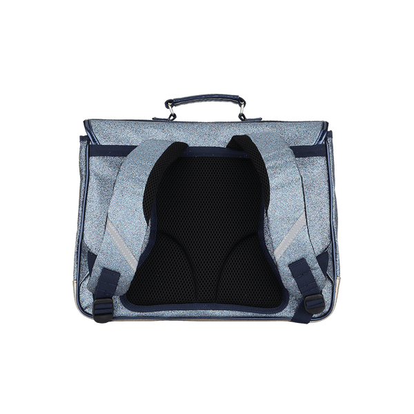 Grand Cartable Paillettes Bleu Marine (CE2/CM1/CM2)