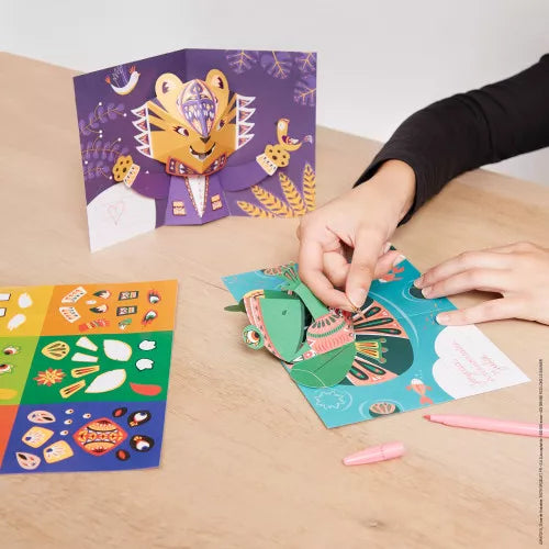6 Cartes Pop Up Animaux (6+)