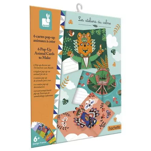 6 Cartes Pop Up Animaux (6+)