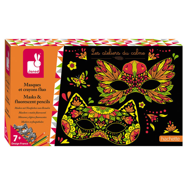 Masques et Crayons Fluo (7+)