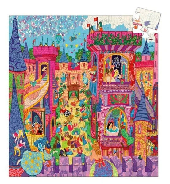 Puzzle silhouette - Château féérique (54 pièces)