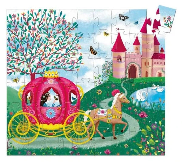 Puzzle silhouette - Le carosse d'Elise (54 pièces)