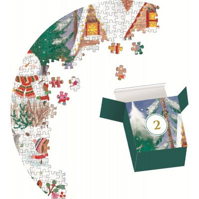 Puzzle Calendrier de l’Avent Joyeuses Fêtes (500 pièces)