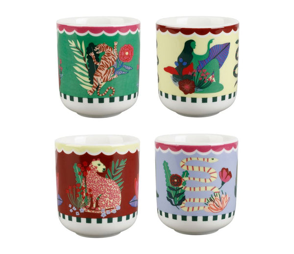 Lot de 4 Gobelets Thaiger
