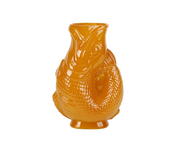 Vase Poisson Pisco Ambre H30 cm