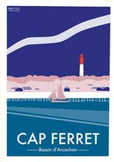 Affiche Cap Ferret 21x30cm