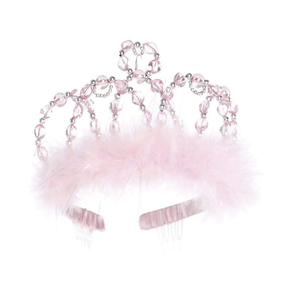 Tiare de princesse rose et argent (3+)