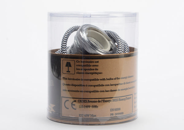 Câble pour Suspension Chrome et Noir