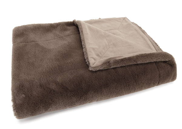 Plaid Luxe Châtaigne 130x170cm