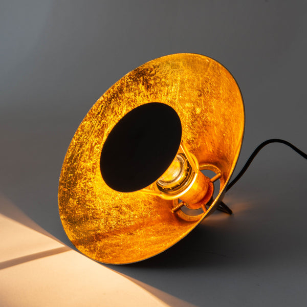 Lampe Samy Noir et Or Petit Modèle