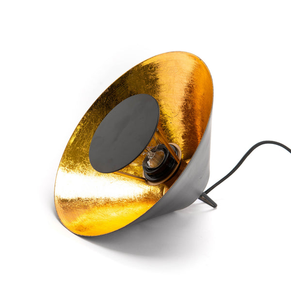 Lampe Samy Noir et Or Petit Modèle