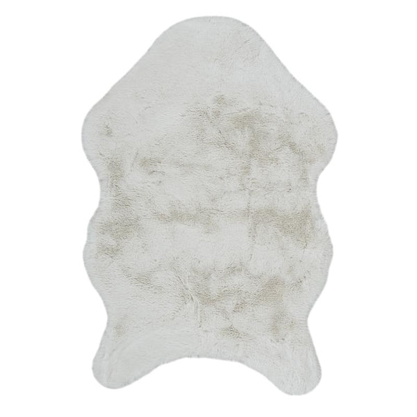 Tapis Imitation Fourrure Ecru