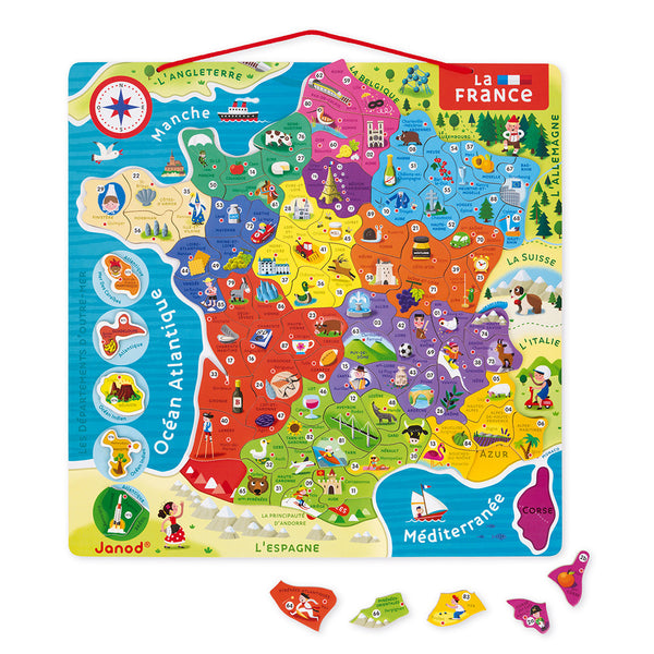 Puzzle France magnétique (7+)