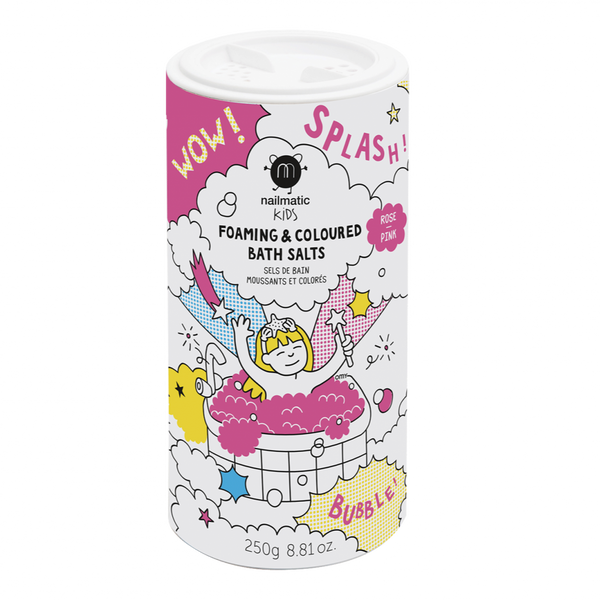 Sels de bain colorés et moussants - Rose (3+)